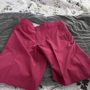 Adidas Men's Woven Wine Golf Shorts Size 32